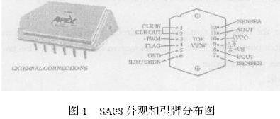 SA08外观和引脚分布图