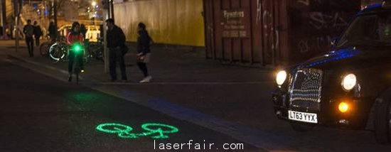 Blaze Laserlight自行车激光灯 夜间骑车更安全